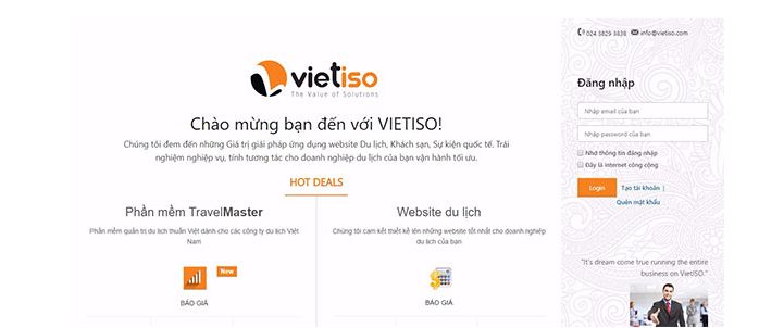 Công ty lập trình website vietiso