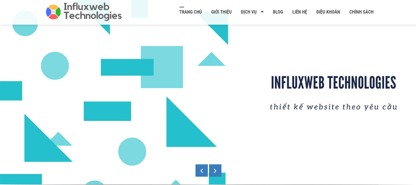 Website influxwebtechnologies