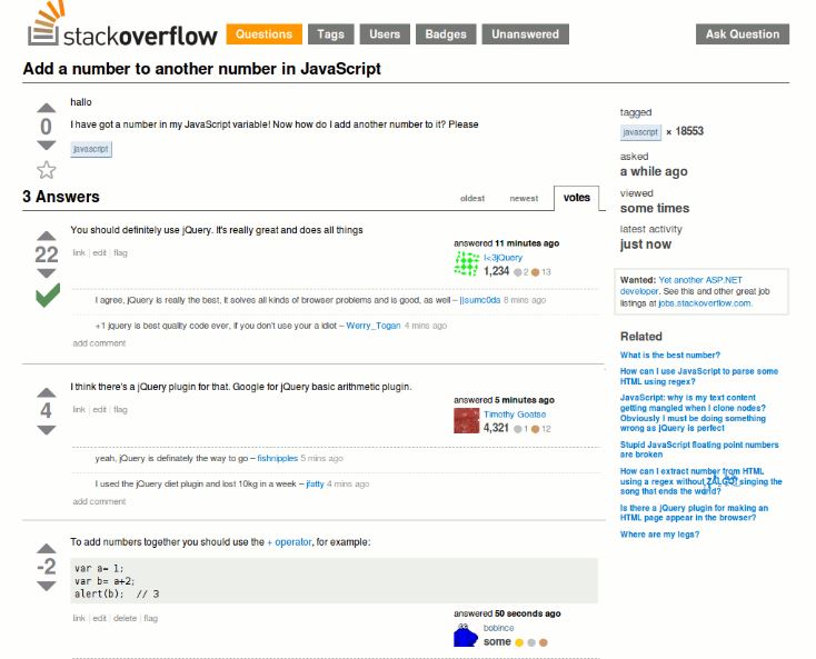 Stack Overflow là cộng đồng các lập trình viên lớn nhất hiện nay.