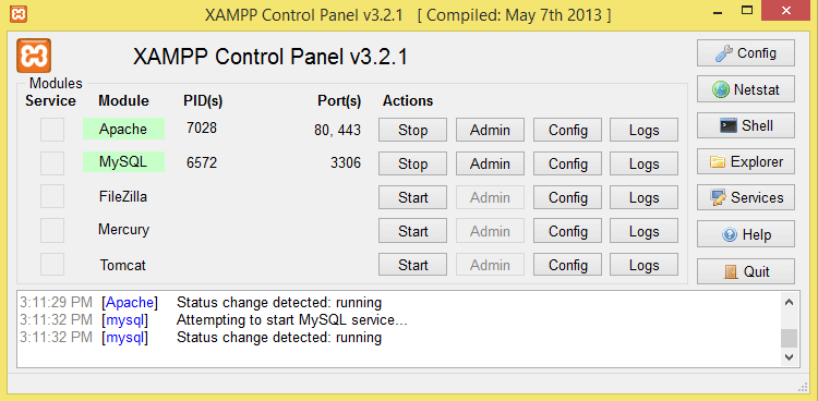 Chức năng của XAMPP