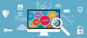 Tên miền chọn trong quy trình thiết kế website
