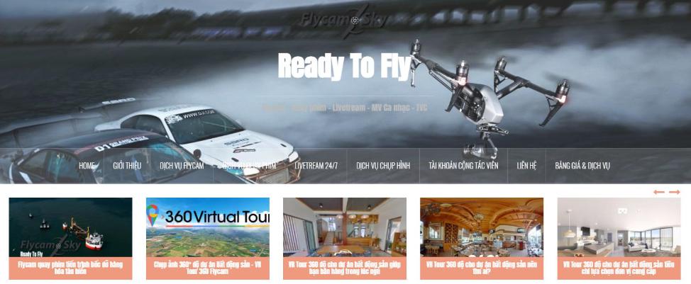 Flycam Sky: Đơn vị chụp hình toàn cảnh - quay phim VR 360 độ với Flycam