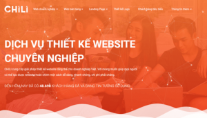 công ty thiết kế website chuyên nghiệp chili